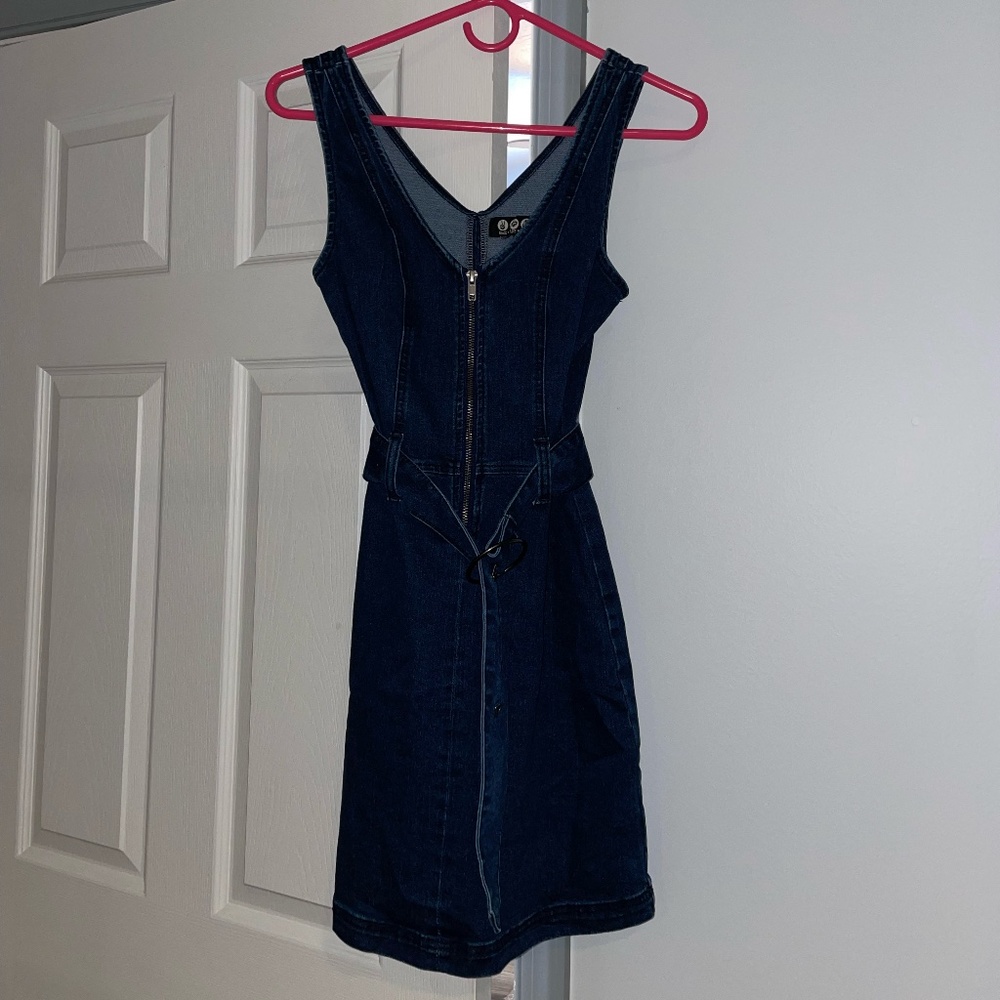 Peace Love Eco Denim Jean Dress